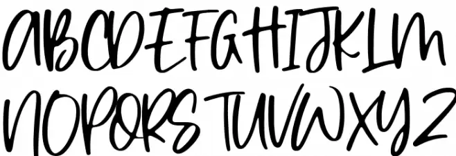 Shadow Party Font Litere mari