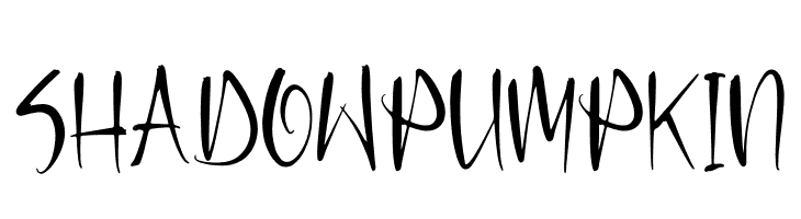 Shadow Pumpkin  Скачать бесплатные шрифты