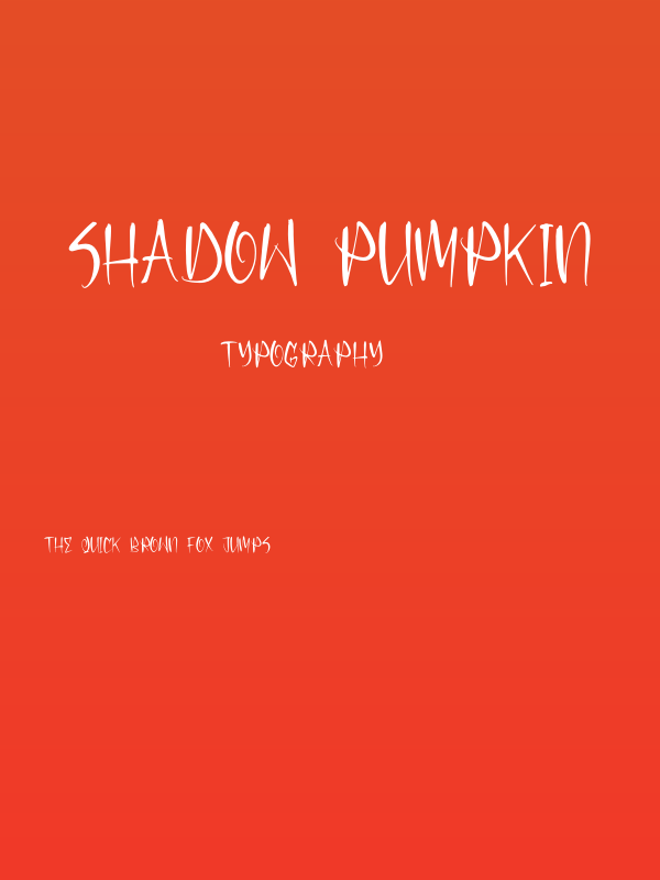 Shadow Pumpkin Poster