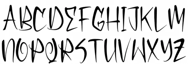 Shadow Pumpkin Font LOWERCASE