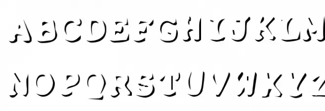 Shadow Puppets फ़ॉन्ट लोअरकेस