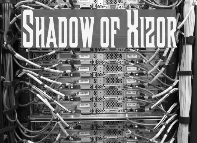 Shadow of Xizor フォント examples