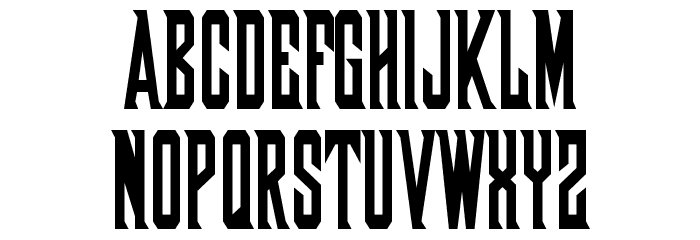Shadow of Xizor Font LOWERCASE