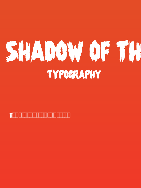 Shadow of the deads Over Poster