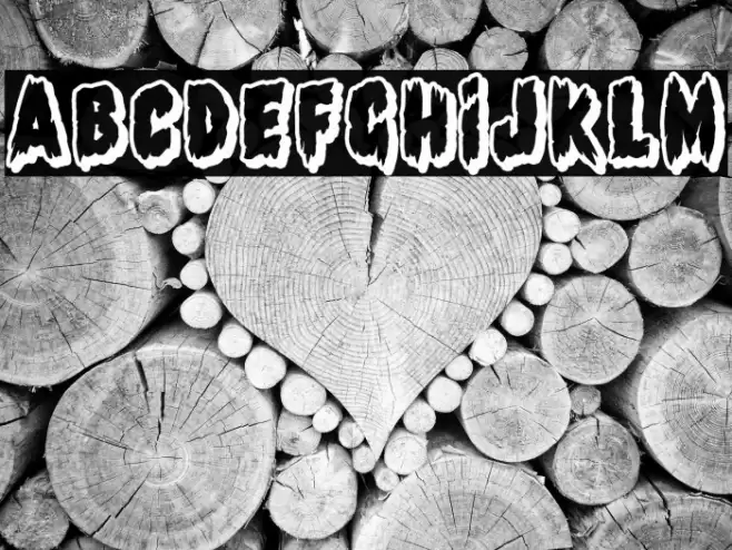 Shadow of the deads Font examples