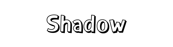 Shadow Font