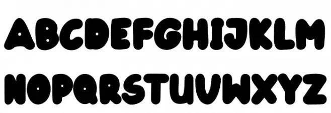 ShadowCatRegular Шрифта ВЕРХНИЙ