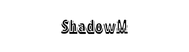 ShadowM  Fuentes Gratis Descargar