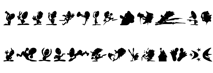 ShadowPlaying Font LOWERCASE