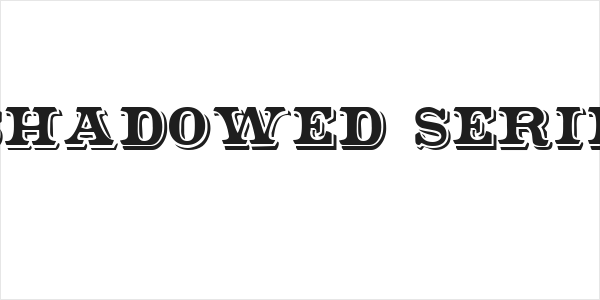 Shadowed Serif Logo