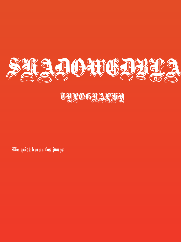 ShadowedBlack Normal Poster