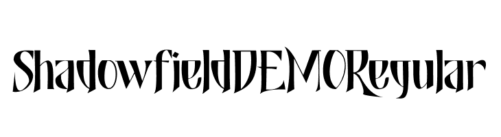 Shadowfield DEMO Regular  font caratteri gratis