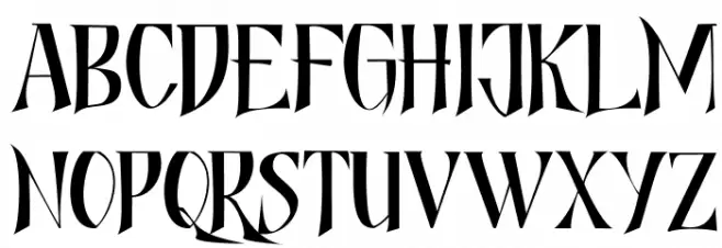 Shadowfield DEMO Regular Schriftart Groß