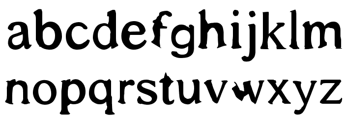 Shadows Around Us Font LOWERCASE