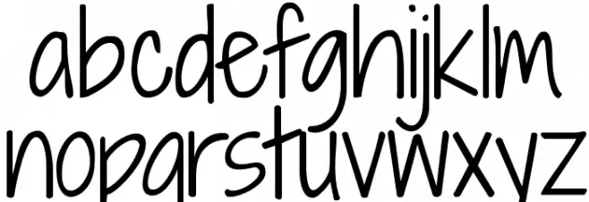 Shadows Into Light Two 字体 小写