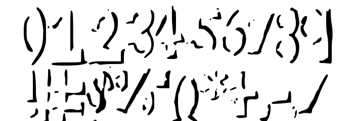 Shadows Font OTHER CHARS