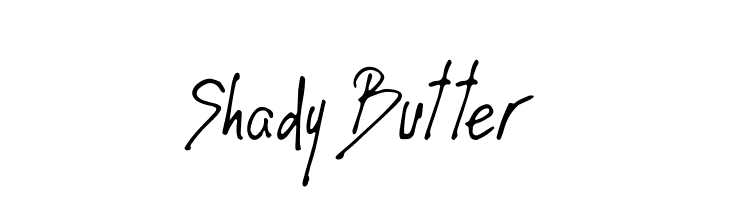 Shady Butter  Fuentes Gratis Descargar