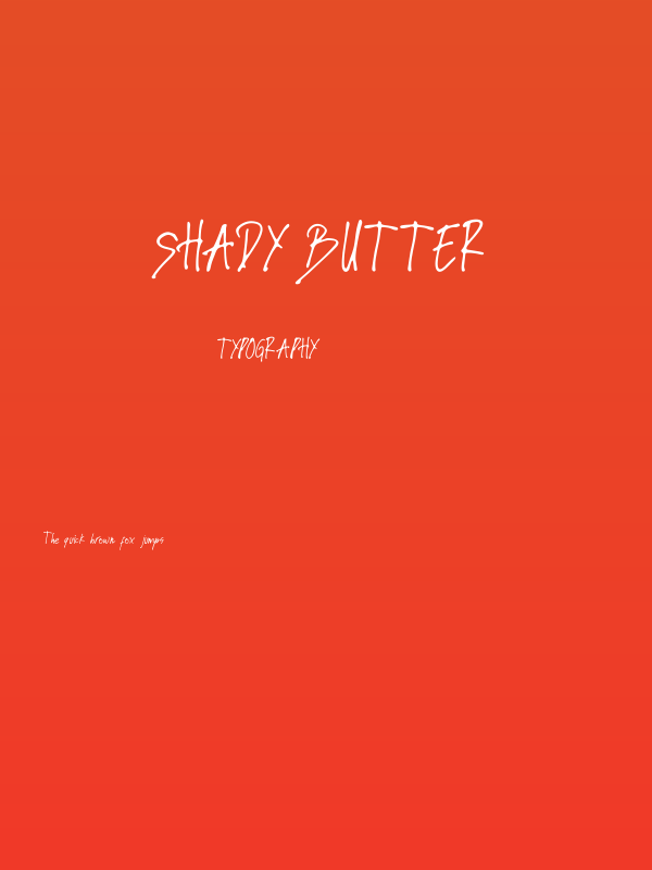 Shady Butter Poster
