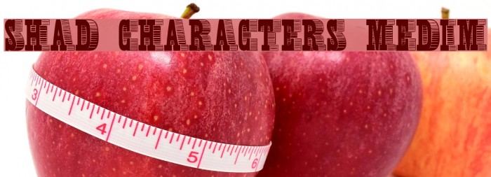 Shady Characters Medium Font examples