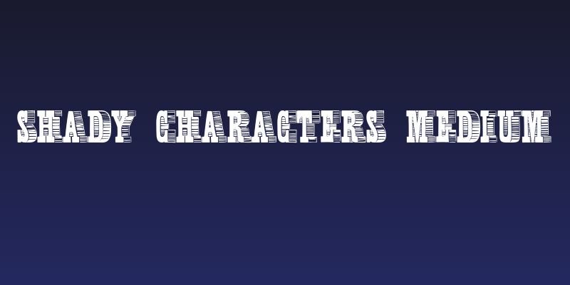 Shady Characters Medium Social Header