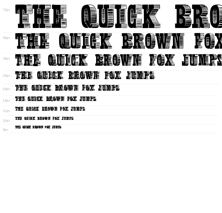 Shady Characters Medium Waterfall