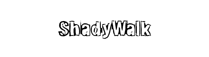 ShadyWalk Font