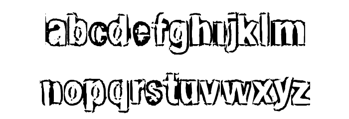 ShadyWalk Font LOWERCASE