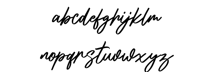 Shadyspeed Free Regular Font LOWERCASE