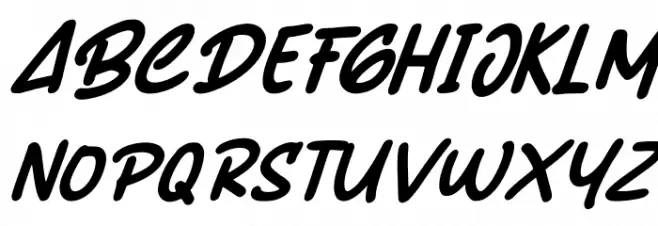 Shaeila Maker Italic Fuentes MAYÚSCULAS