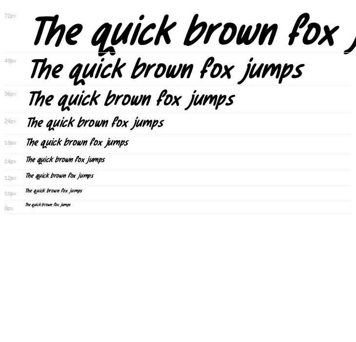 Shaeila Maker Italic Waterfall