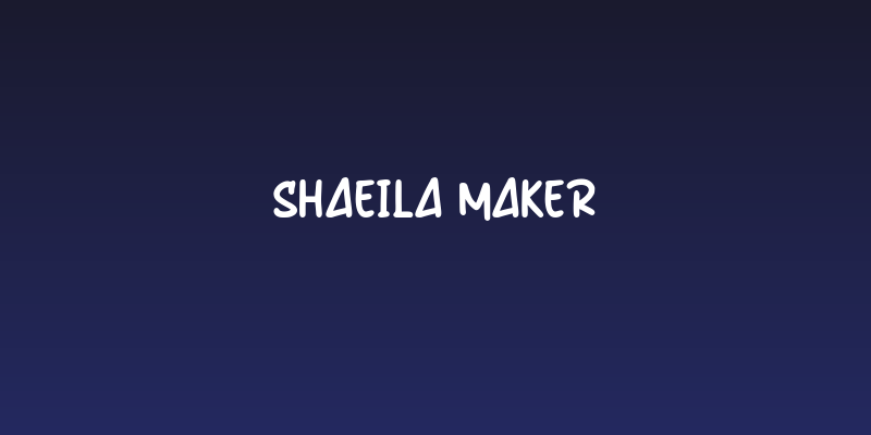 Shaeila Maker Social Header