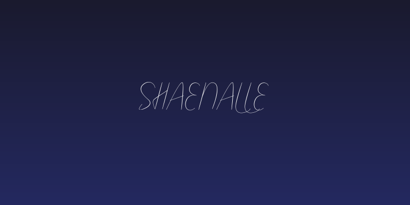 Shaenalle Social Header