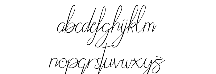 Shaenalle Font LOWERCASE