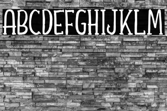 Shafeer Descript Demo Font examples