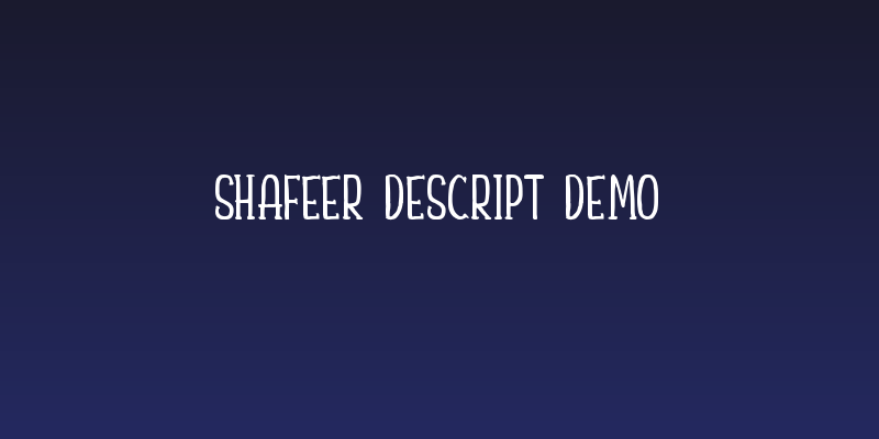 Shafeer Descript Demo Social Header