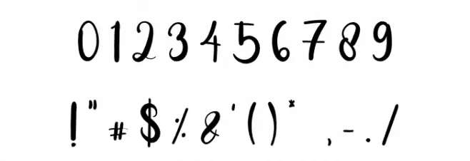 Shaffari Font OTHER CHARS