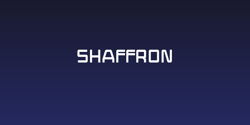 Shaffron Social Header