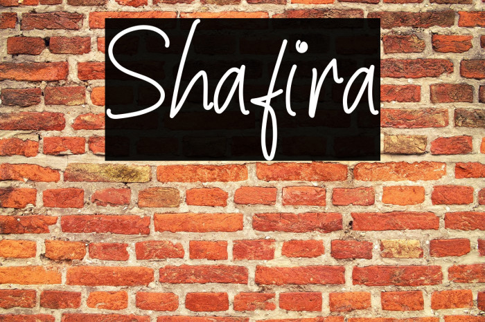 Shafira Example 2