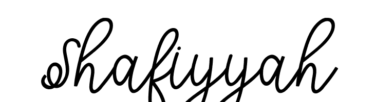Shafiyyah  नि: शुल्क फ़ॉन्ट्स डाउनलोड