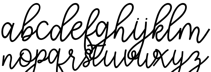 Shafiyyah Font LOWERCASE