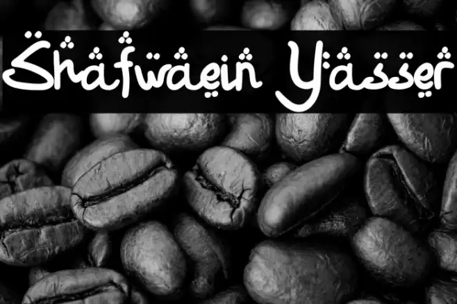 Shafwaein Yasser Caratteri examples