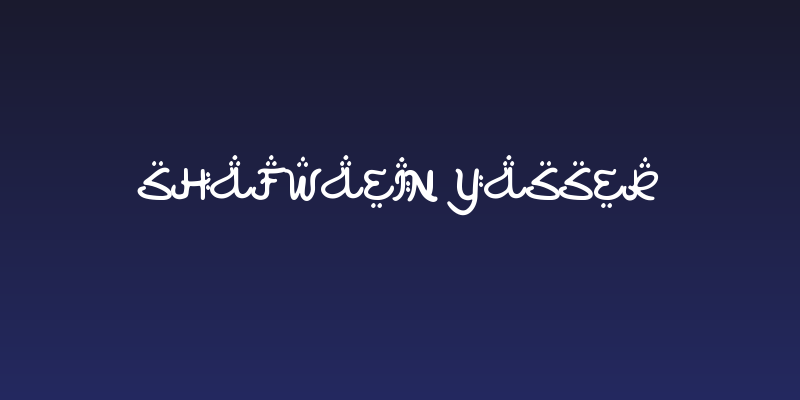 Shafwaein Yasser Social Header