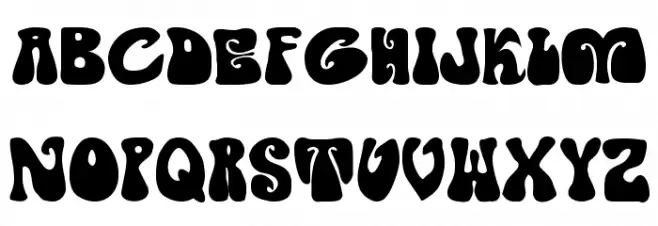 Shagadelic Bold Font UPPERCASE