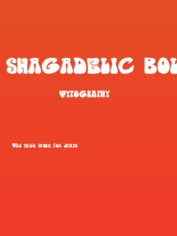 Shagadelic Bold Poster