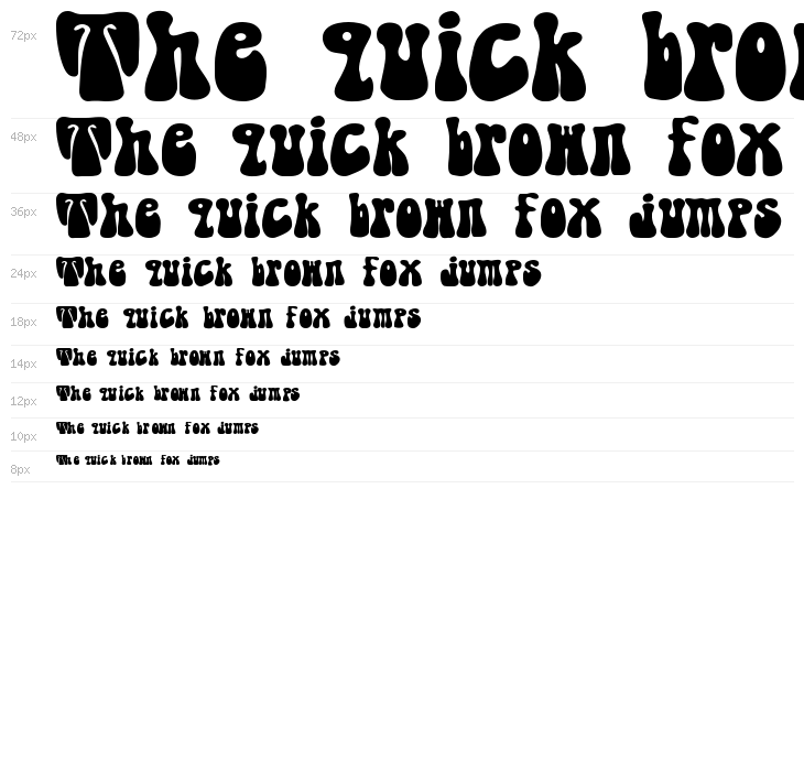 Shagadelic Bold Waterfall