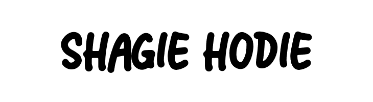 Shagie Hodie Font