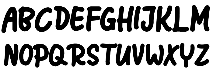Shagie Hodie Font LOWERCASE