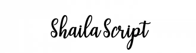 ShailaScript  Fuentes Gratis Descargar