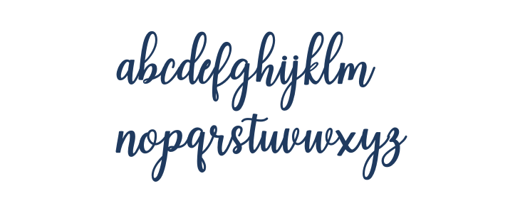 ShailaScript Lowercase