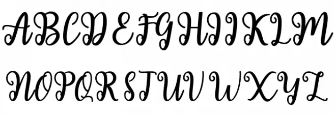 ShailaScript Schriftart Groß